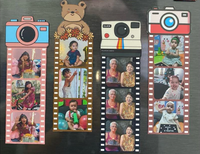 Strips Magnet Photo Print